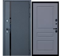 Дверь DIVA МХ-47 2050x960 мм, правая, Антрацит софт - Д13, Силк маус УТ-00077716