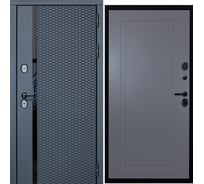 Дверь DIVA МХ-47 2050x960 мм, правая, Антрацит софт - Н10, Силк маус УТ-00077774