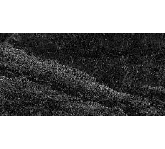 Керамическая настенная плитка LAPARET Crystal чёрный, 30x60 см, 1.98 кв.м, 11 плиток в упаковке х9999213194 1