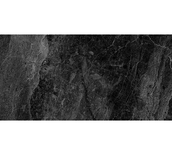 Керамическая настенная плитка LAPARET Crystal чёрный, 30x60 см, 1.98 кв.м, 11 плиток в упаковке х9999213194