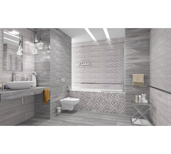 Керамическая настенная плитка LAPARET Envy бежевый, 20x60 см, 1.2 кв.м, 10 плиток в упаковке х9999132479
