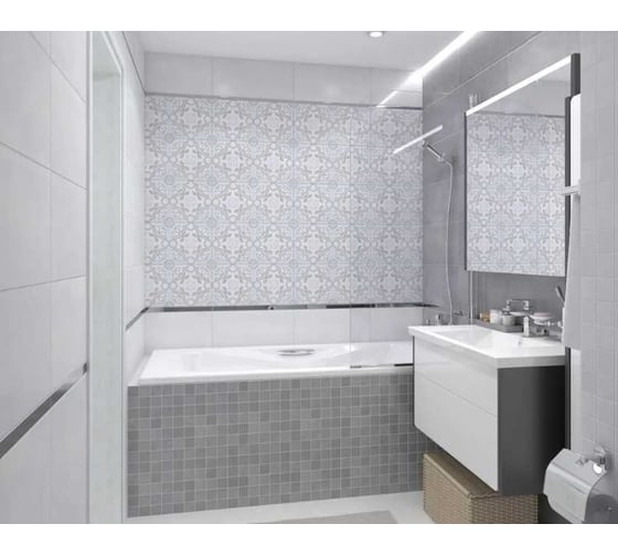 Керамическая настенная плитка LAPARET Depo узор, 25x50 см, 1.5 кв.м, 12 плиток в упаковке х9999219790