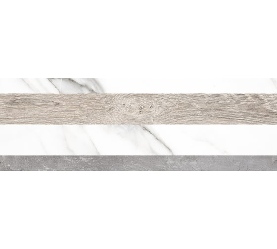 Керамическая настенная плитка LAPARET Arctic полоски, 20x60 см, 1.2 кв.м, 10 плиток в упаковке х9999278885