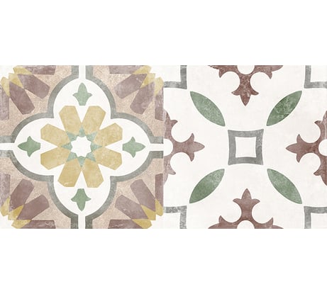 Керамическая настенная плитка LAPARET Atlas бежевый микс, 20x40 см, 1.2 кв.м, 15 плиток в упаковке х9999279382