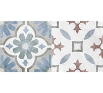 Керамическая настенная плитка LAPARET Atlas серый микс, 20x40 см, 1.2 кв.м, 15 плиток в упаковке х9999279376