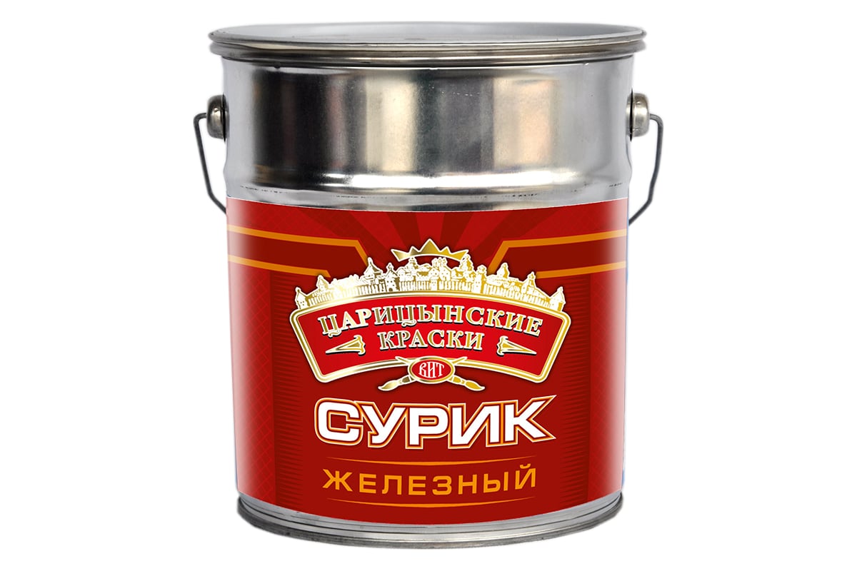 Масляная краска Царицынские краски Сурик железный МА-15, 5 кг 79514 .