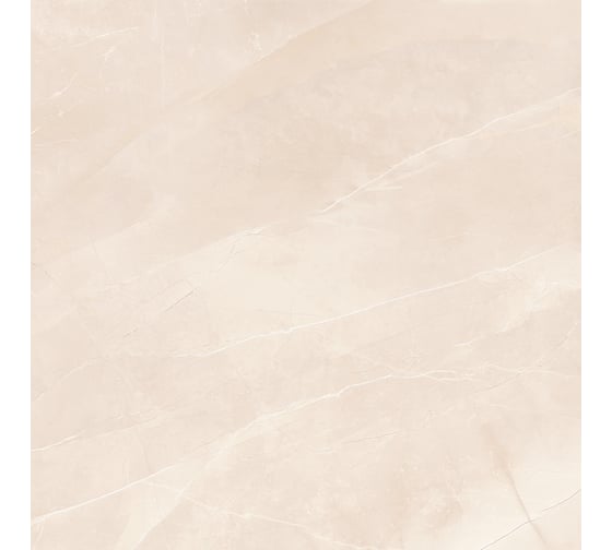 Керамогранит LAPARET Pulpis ivory светло-бежевый 60x60 см, матовый, 1.44 кв. м, 4 шт. х9999290569