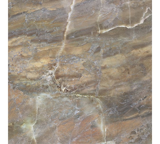 Керамогранит LAPARET Rich ri 0056 коричневый, 60x60 см, 1.44 кв. м, 4 шт. х9999283608