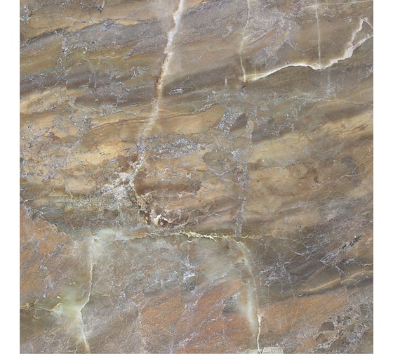 Керамогранит LAPARET Rich ri 0056 коричневый, 60x60 см, 1.44 кв. м, 4 шт. х9999283608