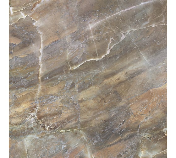 Керамогранит LAPARET Rich ri 0056 коричневый, 60x60 см, 1.44 кв. м, 4 шт. х9999283608