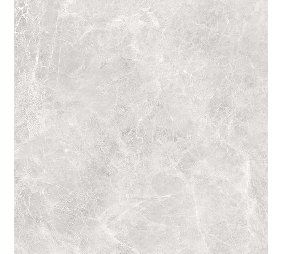 Керамогранит LAPARET Runa bianco светло-серый, 60x60 см, матовый, структурный, 1.44 кв. м, 4 шт. х9999293147