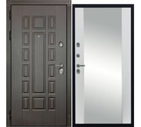 Дверь DIVA МХ-53 зеркало, 2050x960 мм, левая, Венге - Д15, Сандал белый УТ-00078072