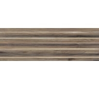 Керамическая настенная плитка LAPARET Zen полоски коричневый, 20x60 см, 1.2 кв. м, 10 плиток в упаковке х9999217299