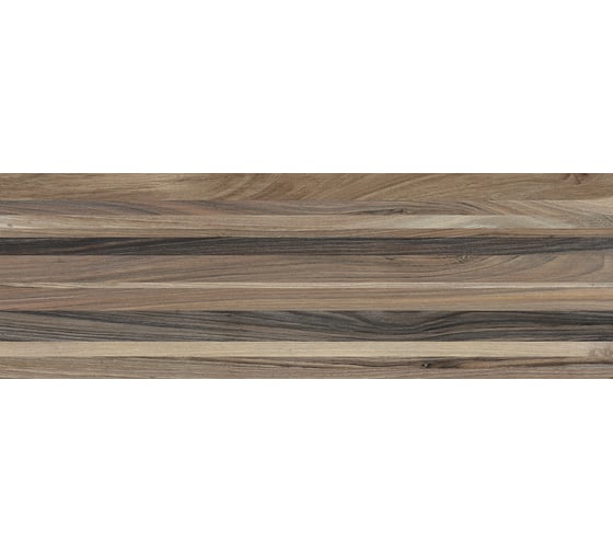 Керамическая настенная плитка LAPARET Zen полоски коричневый, 20x60 см, 1.2 кв. м, 10 плиток в упаковке х9999217299