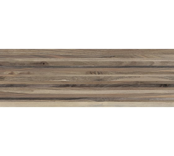 Керамическая настенная плитка LAPARET Zen полоски коричневый, 20x60 см, 1.2 кв. м, 10 плиток в упаковке х9999217299