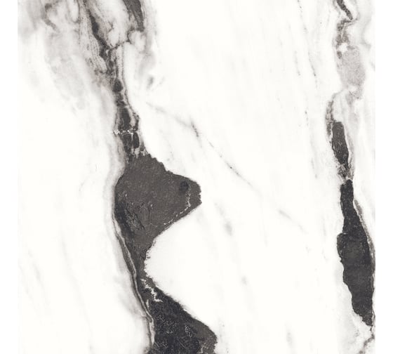 Керамогранит LAPARET Super panda белый, полированный, 60x60 см, 1.44 кв. м, 4 шт. х9999281089