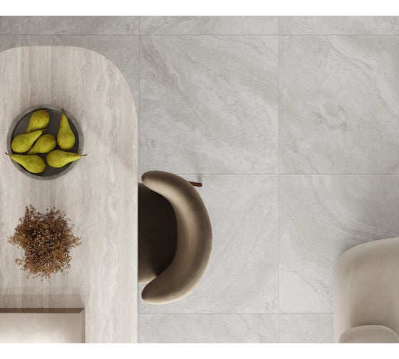 Керамогранит LAPARET Titan white 60x60см, cтруктурный, 1.44 кв. м, 4 шт. х9999286897
