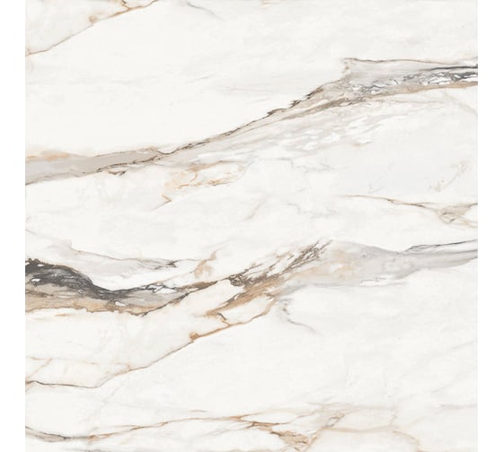 Керамогранит LAPARET Statuario porshe 60x60 см, полированный, 1.44 кв. м, 4 шт. х9999287022