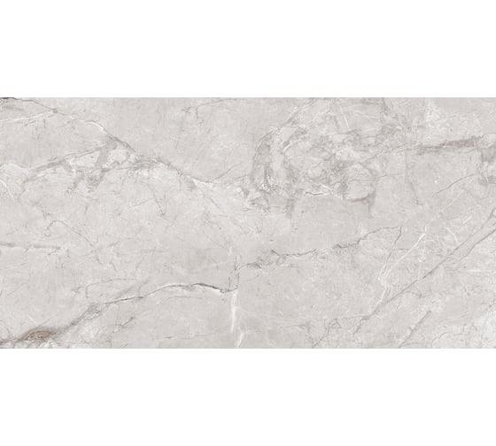 Керамогранит LAPARET Zorani bianco светло-серый, 60x120 см, сатинированный карвинг, 1.44 кв. м, 2 шт. х9999293172