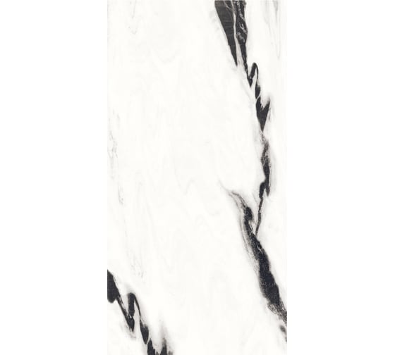 Керамогранит LAPARET Super panda белый, полированный, 60x120 см, 1.44 кв. м, 2 шт. х9999281094