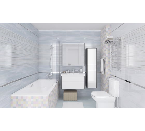 Керамогранит LAPARET Spring sg166500n голубой, 40.2x40.2 см, 1.62 кв. м, 10 шт. х9999219784