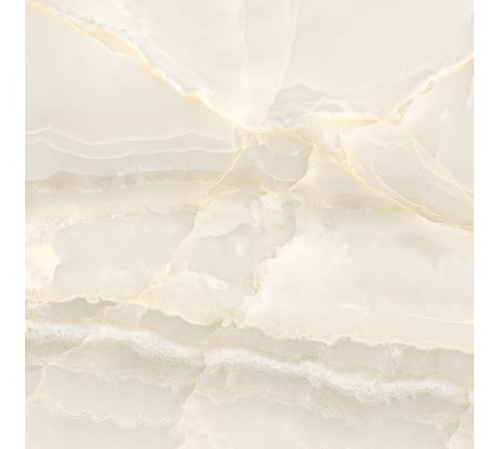 Керамогранит LAPARET Stubay onyx crema 60x60см, полированный, 1.44 кв. м, 4 шт. х9999282651