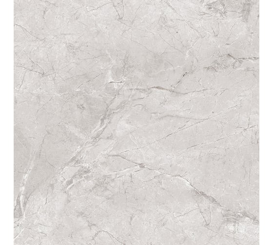 Керамогранит LAPARET Zorani bianco светло-серый, 60x60 см, сатинированный карвинг, 1.44 кв. м, 4 шт. х9999293151