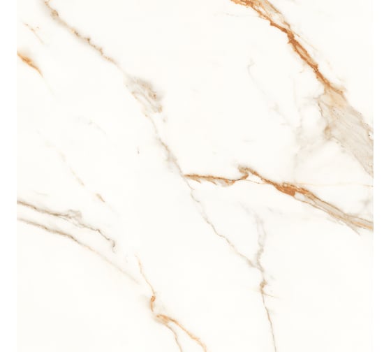 Керамогранит LAPARET Venato calacatta gold белый, сатинированный, 60x60 см, 1.44 кв. м, 4 шт. х9999281090