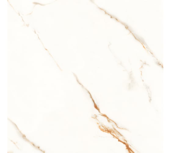Керамогранит LAPARET Venato calacatta gold белый, сатинированный, 60x60 см, 1.44 кв. м, 4 шт. х9999281090