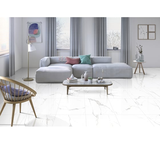 Керамогранит LAPARET Statuario sg168400n белый, 40.2x40.2 см, 1.62 кв. м, 10 шт. х9999278232 1