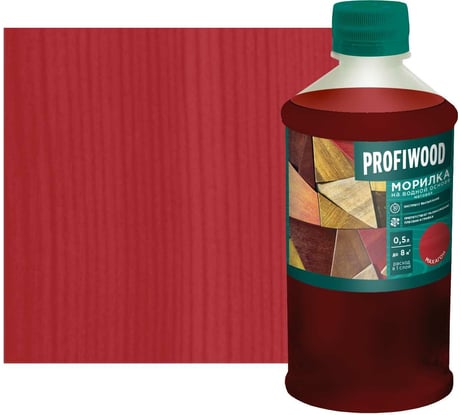 Морилка Profiwood на водной основе, махагон, 0.5 кг 67687
