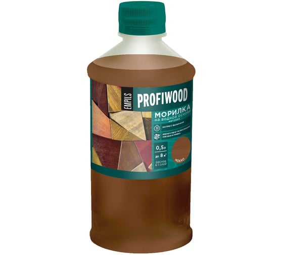Морилка Profiwood на водной основе, мокко, 0.5 кг 67691 1
