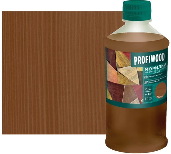 Морилка Profiwood на водной основе, мокко, 0.5 кг 67691 1