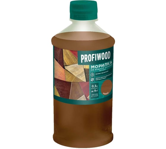 Морилка Profiwood на водной основе, мокко, 0.5 кг 67691