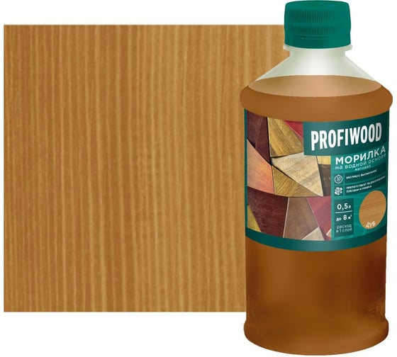 Морилка Profiwood на водной основе, дуб, 0.5 кг 67941