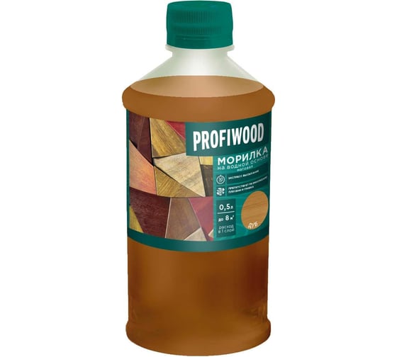 Морилка Profiwood на водной основе, дуб, 0.5 кг 67941
