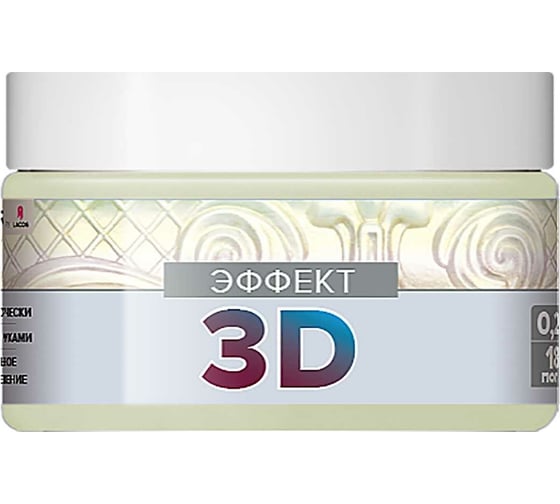 Краска для потолочного плинтуса Art Decor Li эффект 3d, 0.2 л SUMG5FWS43 1