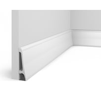 Плинтус Cosca Decor px018, 80x20х2000 мм, экополимер СПБ105644