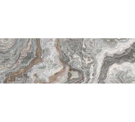 Керамическая настенная плитка LAPARET Gray серый, 25x75 см, 1.69 кв. м, 9 плиток в упаковке х9999219626