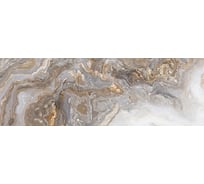 Керамическая настенная плитка LAPARET Goldy серый, 25x75 см, 1.69 кв. м, 9 плиток в упаковке х9999219611