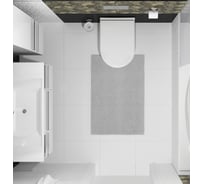 Керамогранит LAPARET Tabu белый, 40x40 см, 1.76 кв. м, 11 шт. х9999213233
