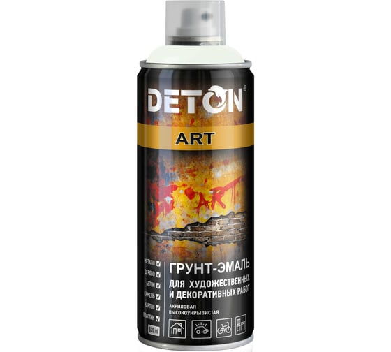 Грунт-эмаль для художественных и декоративных работ Deton ART Jaws, аэрозоль 520 мл DTN-A07691 1