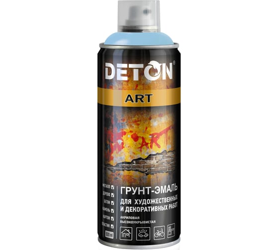 Грунт-эмаль для художественных и декоративных работ Deton ART Lenor, аэрозоль 520 мл DTN-A07692