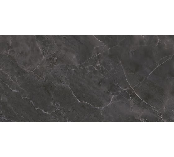 Керамическая настенная плитка LAPARET Olimpus чёрный, 25x50 см, 1.5 кв. м, 12 плиток в упаковке х9999219802