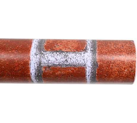 Самоклеящаяся пленка Рыжий кот 0.45x8 м, кирпич красный 104895