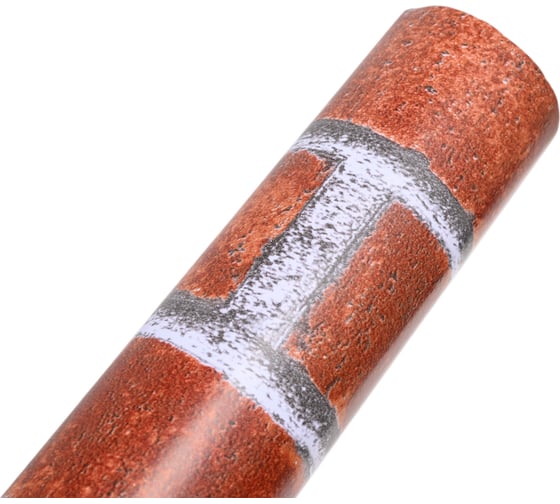 Самоклеящаяся пленка Рыжий кот 0.45x8 м, кирпич красный 104895