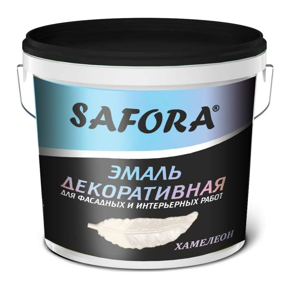 Декоративная акриловая эмаль SAFORA перламутровая хамелеон 800 г ЭМ103 ...