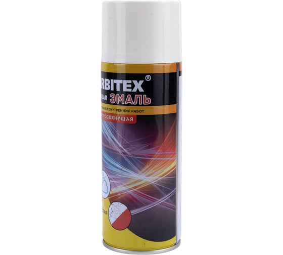 Акриловая эмаль Farbitex аэрозоль, 520 мл, RAL 9016 белый транспортный 4100008948
