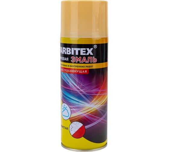Акриловая эмаль Farbitex аэрозоль, 520 мл, RAL 1014 слоновая кость 4100008895