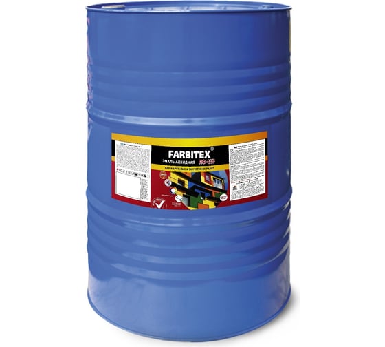 Алкидная эмаль FARBITEX ПФ-115 (матовая; белый; 50 кг) 4300006770